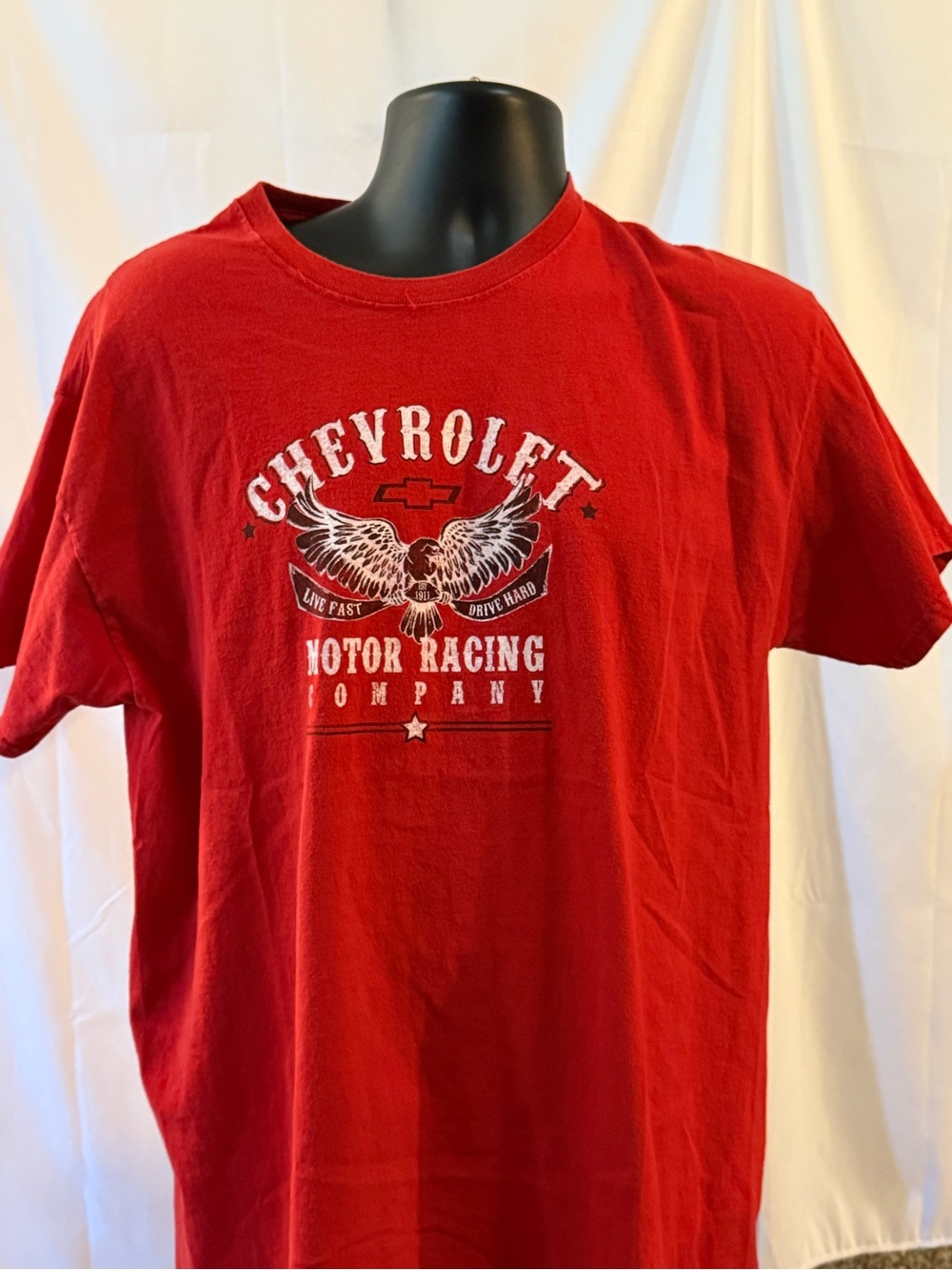 Men’s Red Graphic Short Sleeve Tee